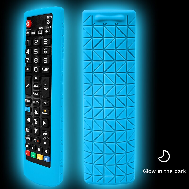 Custodia protettiva per telecomando LG TV Cover Cover Cover custodia protettiva antiurto per telecomando LG TV: Glow Blue