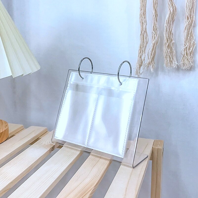 Rectangle Photo Frame Acrylic Photo Ablum Poster Stand Display Frames Picture Ablum Paper Holder Wedding Photography Props: 5inches