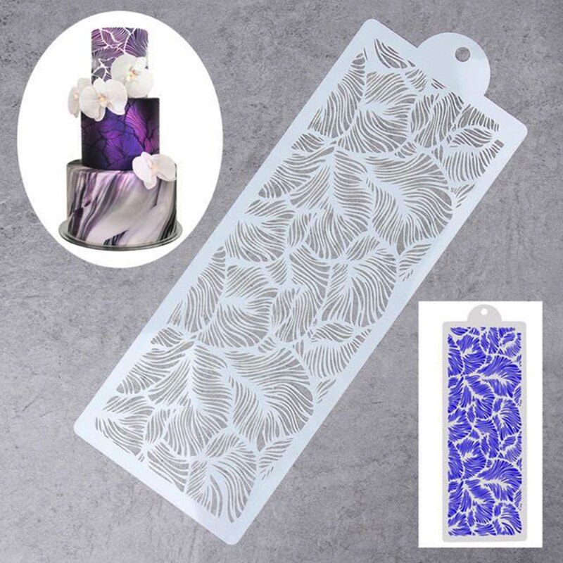 Cake Stencil Dotted Line Shape Pattern Cake Decorating Plastic Lace Cake Boder Stencils Template DIY Drawing Mold Tool Bakeware: CH181