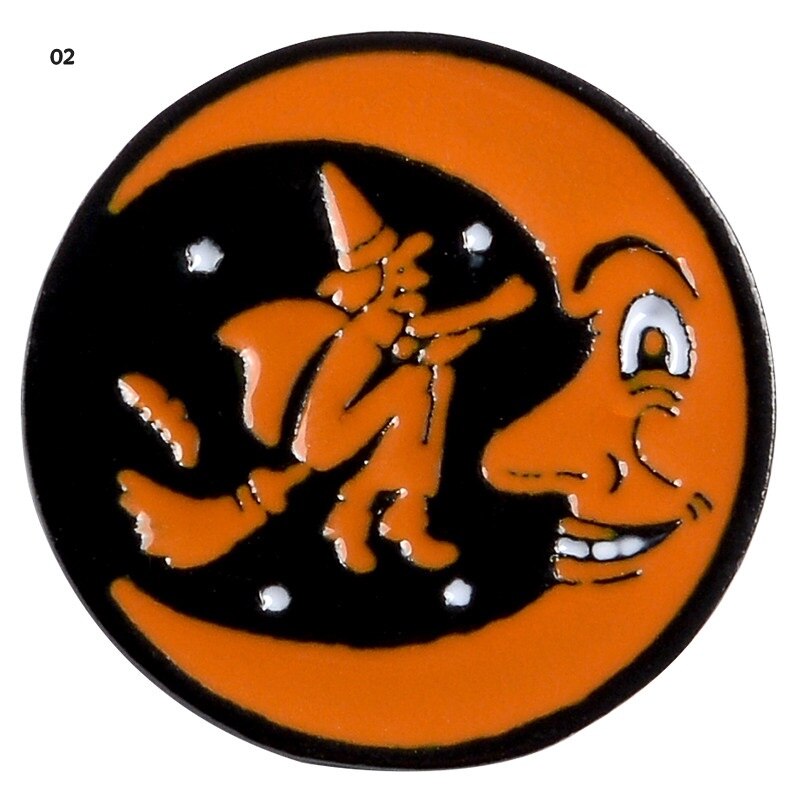 glücklich Halloween Emaille Stifte Kaffee Kürbis Geister Katze Hexen Schmuck Magie Hütte Broschen Abzeichen Revers Stifte Für Festival: 02