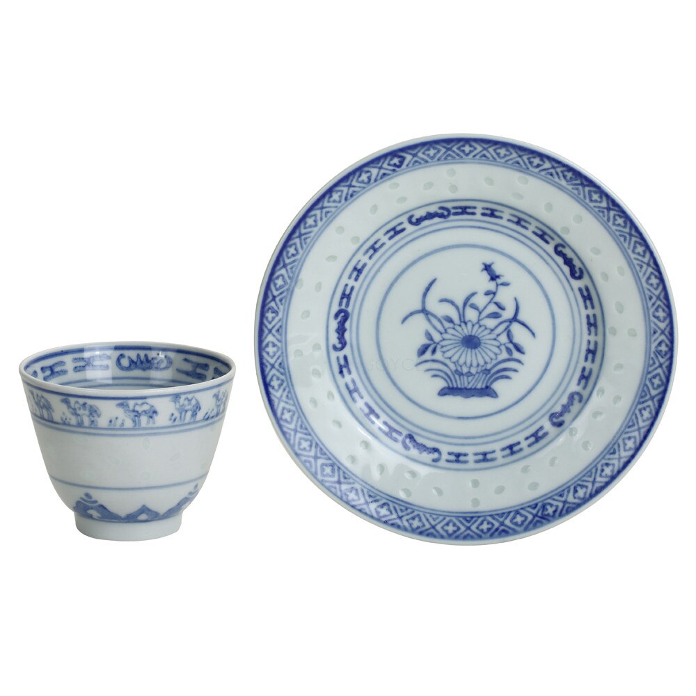 Porcelain Espresso Cups Tea Cups Mugs 60ml Ceramic Coffee Cup With Saucer