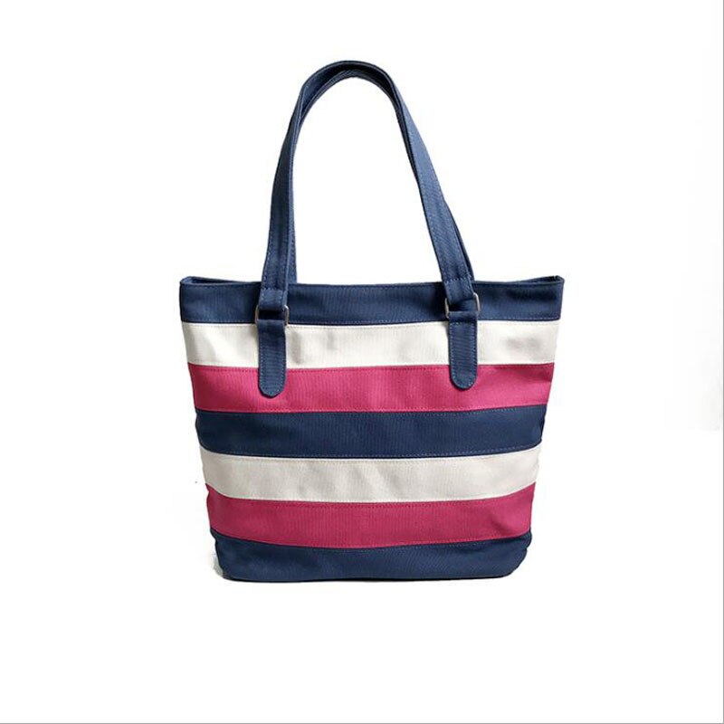 Bolso de lona de estilo bohemio para mujer, bolsa de playa con tiras de hombro, informal, grande, de compras, floral, novedad de verano