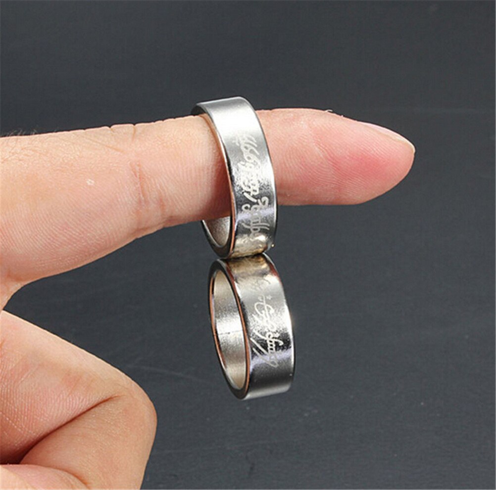 Silver Strong Magnetic Magic Ring Coin Finger Magician Trick Props Show Tool Magic trick Toys 100% Brand