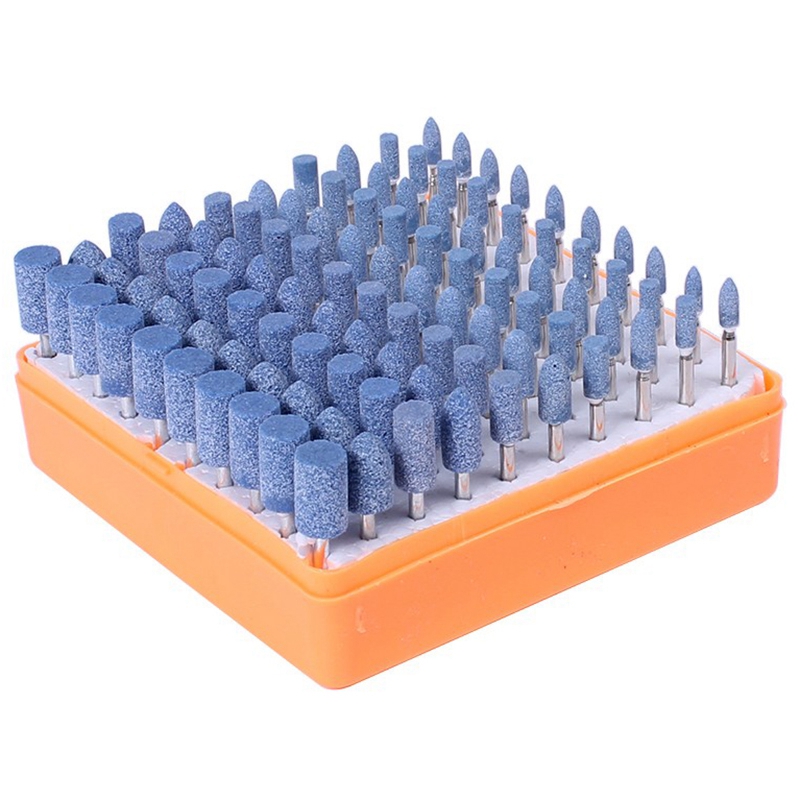 Universal Rotary Assorted Abrasive Stone Accessory Tool Kit for Dremel Grinder Grinding Polishing 100Pcs