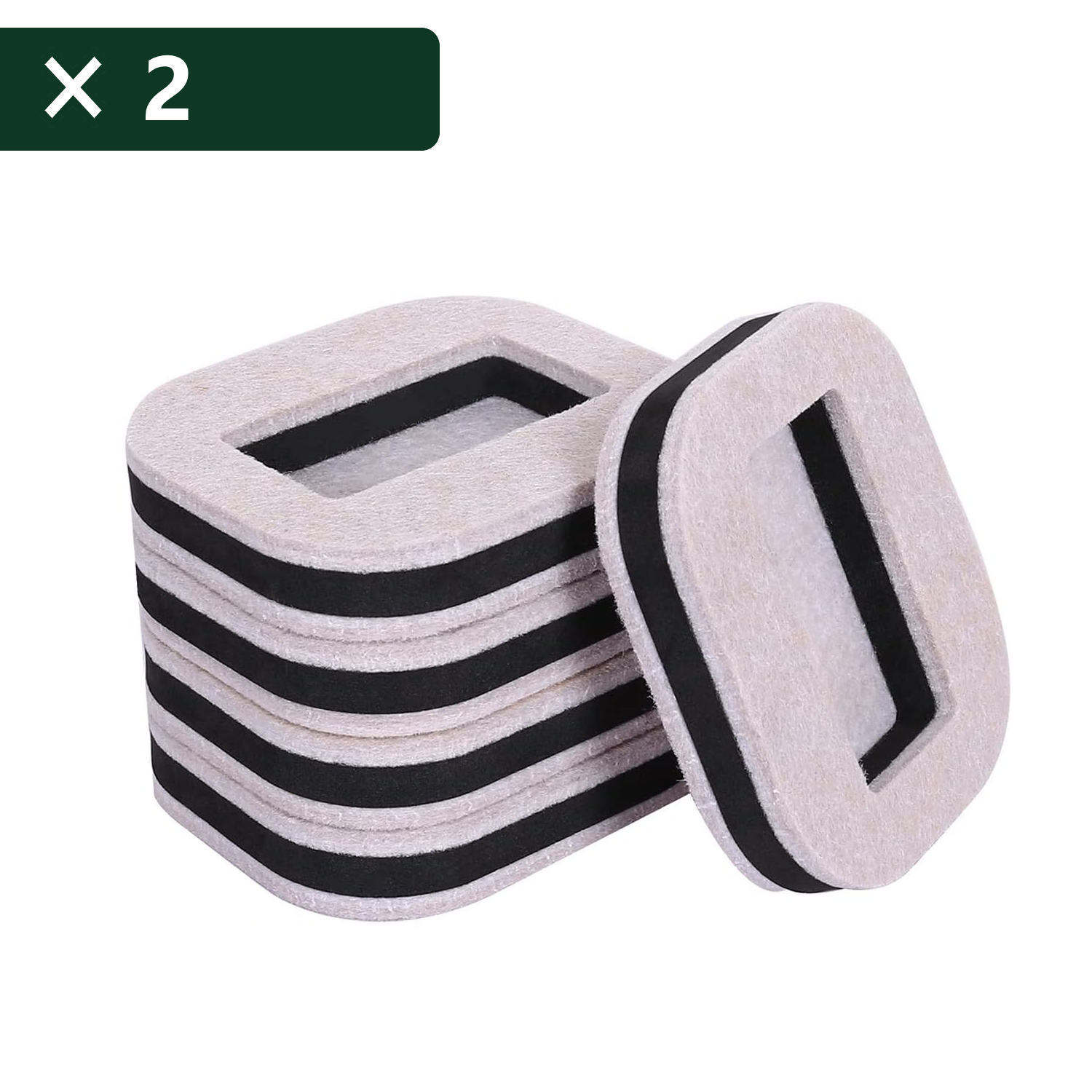Bürostuhl Rad Stopper Möbel Caster Tassen Holz Boden Protektoren Anti Vibration Pad Stuhl Roller Füße Anti-Rutsch-Matte: Helles Chrom