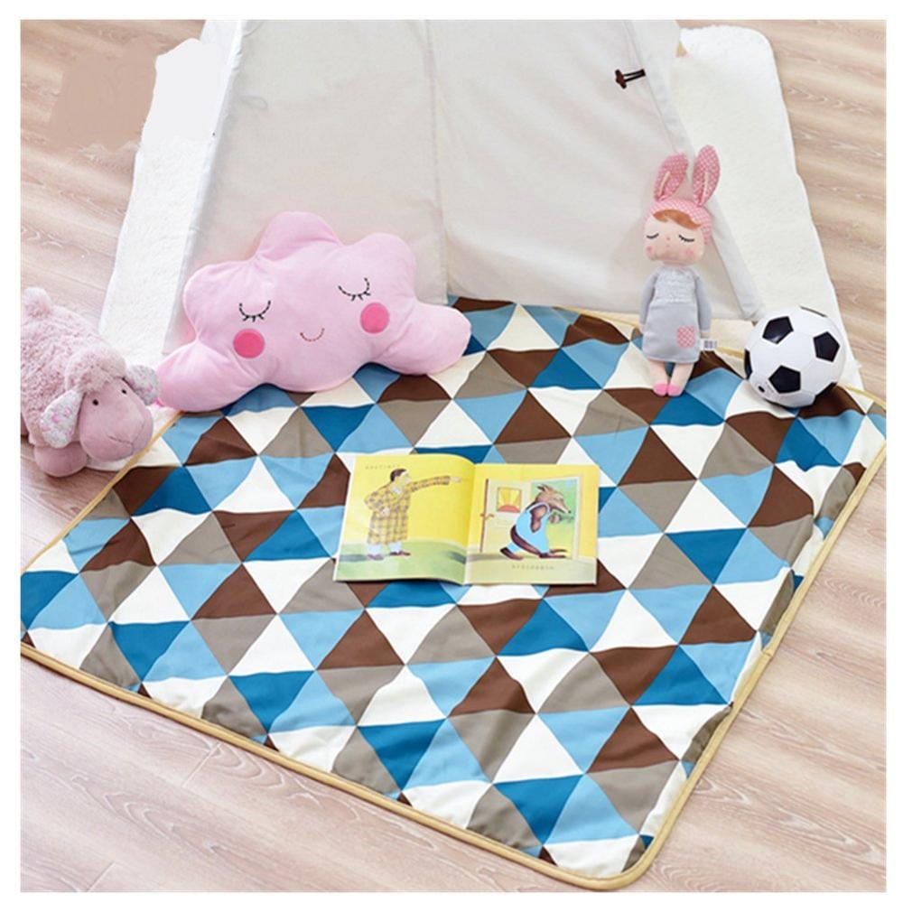 Canvas Padded Teepee Floor Mat Tent Play Mat 110cm Base 2cm Thick
