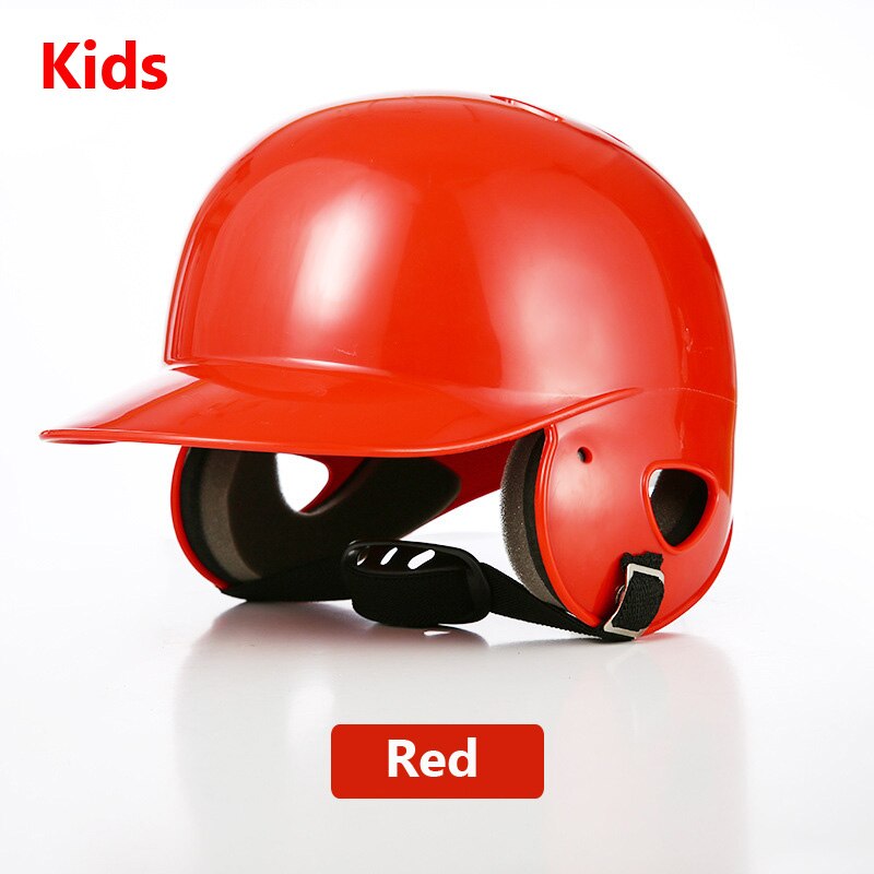 Honkbal Helm Volwassen Kinderen Kids Studenten Softbal Batting Helm Duurzaam Tiener Hoofd-Bescherming Hoed Rijden Helm: Red Kid