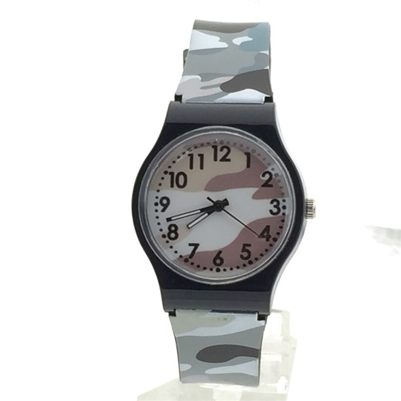 Mode Kinderen Horloges Mooie Horloge Kinderen Studenten Horloge Kinderen Horloges Goede Horloge #4M02: Grijs