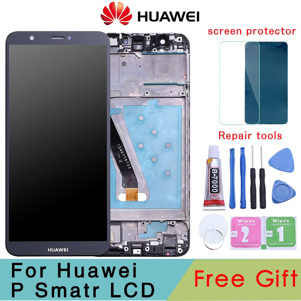 Huawei P accorto Schermo LCD tocco schermo Digitizer assemblaggio per Huawei P accorto LCD con cornice Figura LX1 L21 L22 sostituzione dello schermo