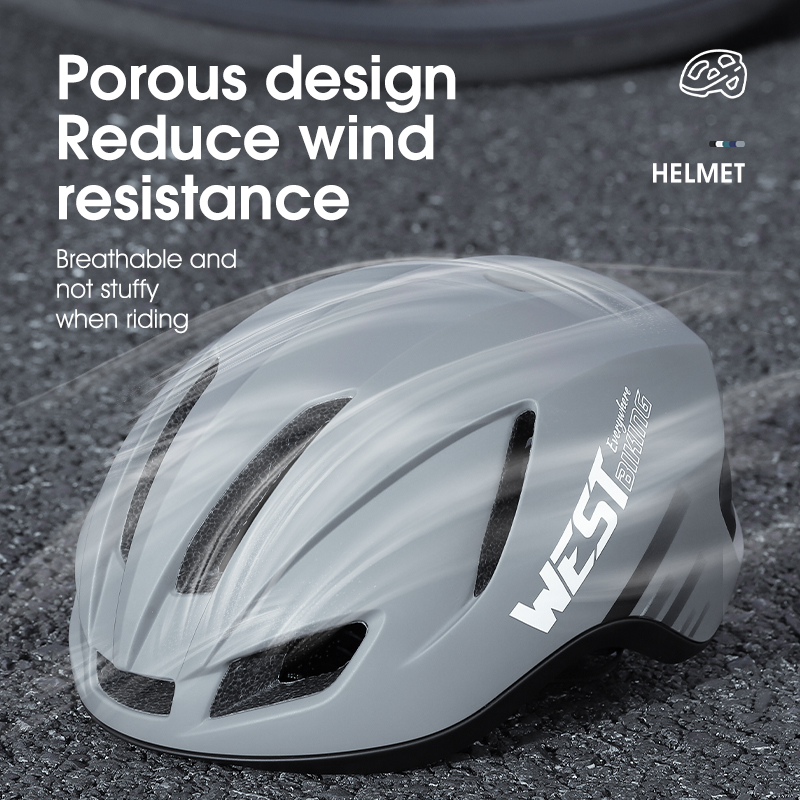 West Biking Cycling Aero Helm Mtb Enduro Racefiets Geïntegreerd Lichtgewicht Helm Mannen Vrouwen Multicolor Aerodynamische Veiligheidskappen
