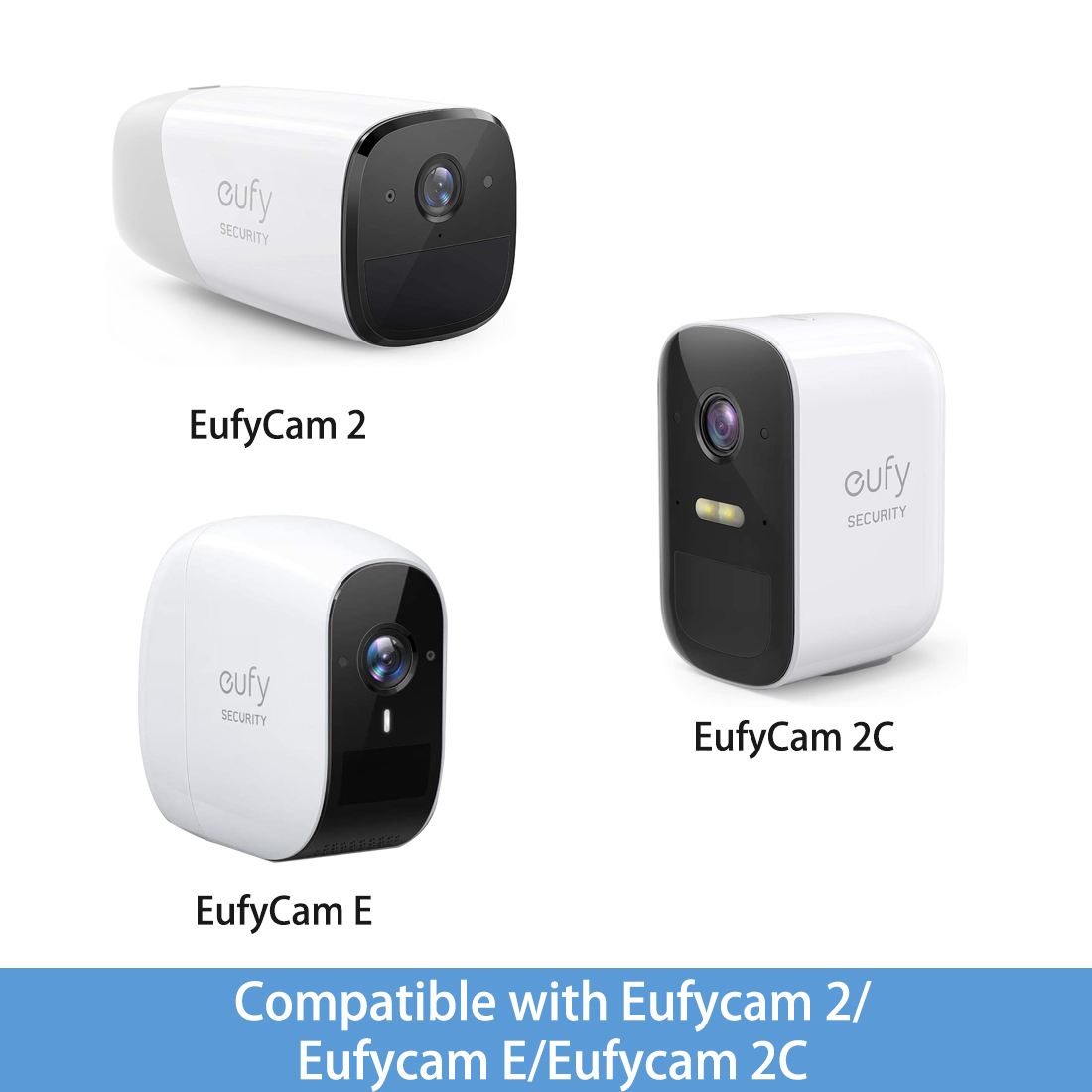 Solar Panel for Eufycam E/Eufycam 2C/E/2 pro/SoloCam E20 E40 Continuous Power Maintain Battery Lif 3.5W