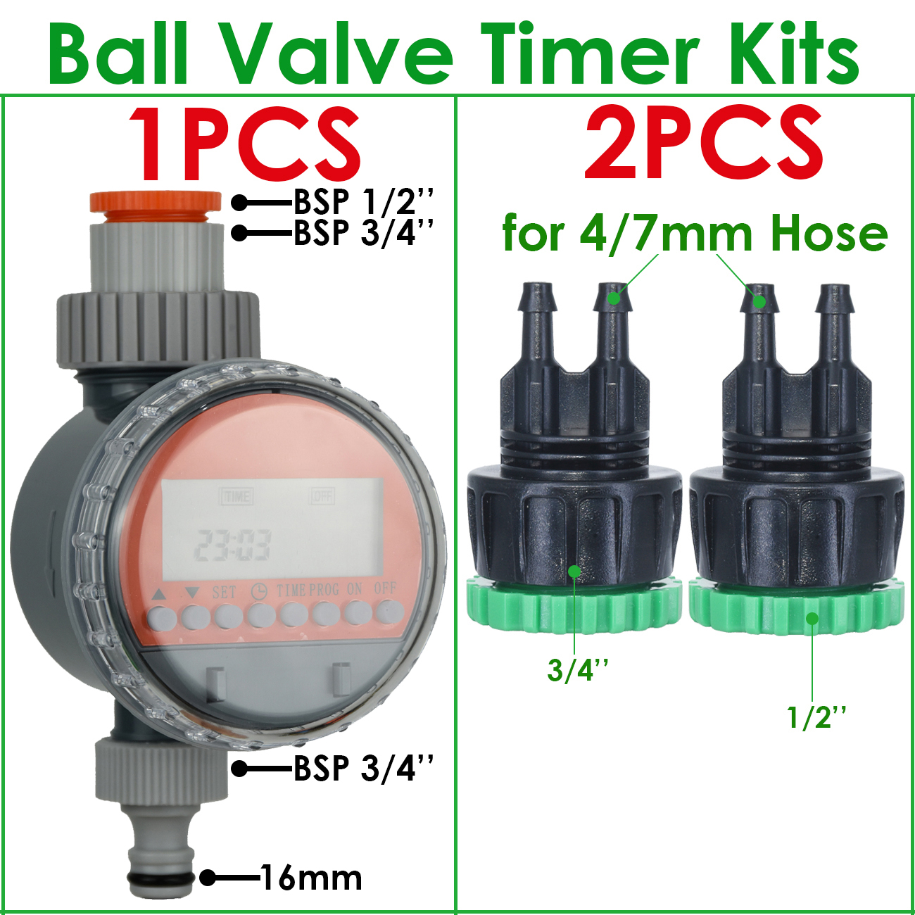 KESLA Irrigation LCD Ball Valve Timer Automatic Wa... – Vicedeal