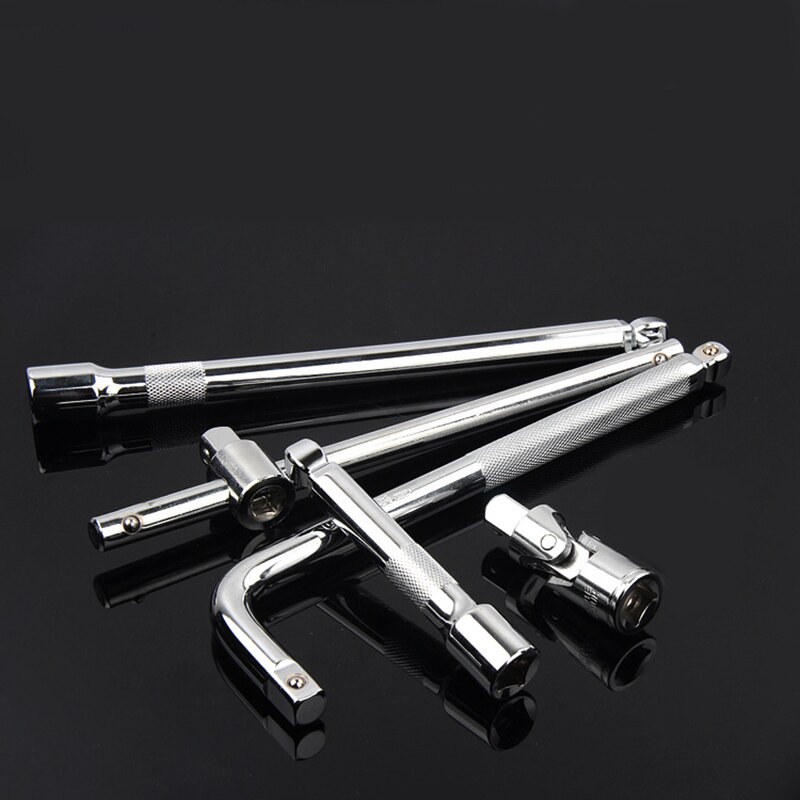 1pc 1/2" Drive Socket Ratchet Extension Bar Adapter Wrench Socket Tool L Type T Handle Sliding Sleeve Extender Bar