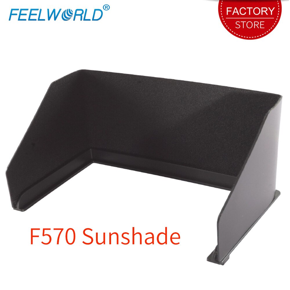 Feelworld Zonnescherm Zonnekap Draagbare Licht Gewicht voor F570 Camera Veld Monitor Flexibele Installatie voor DSLR Monitor