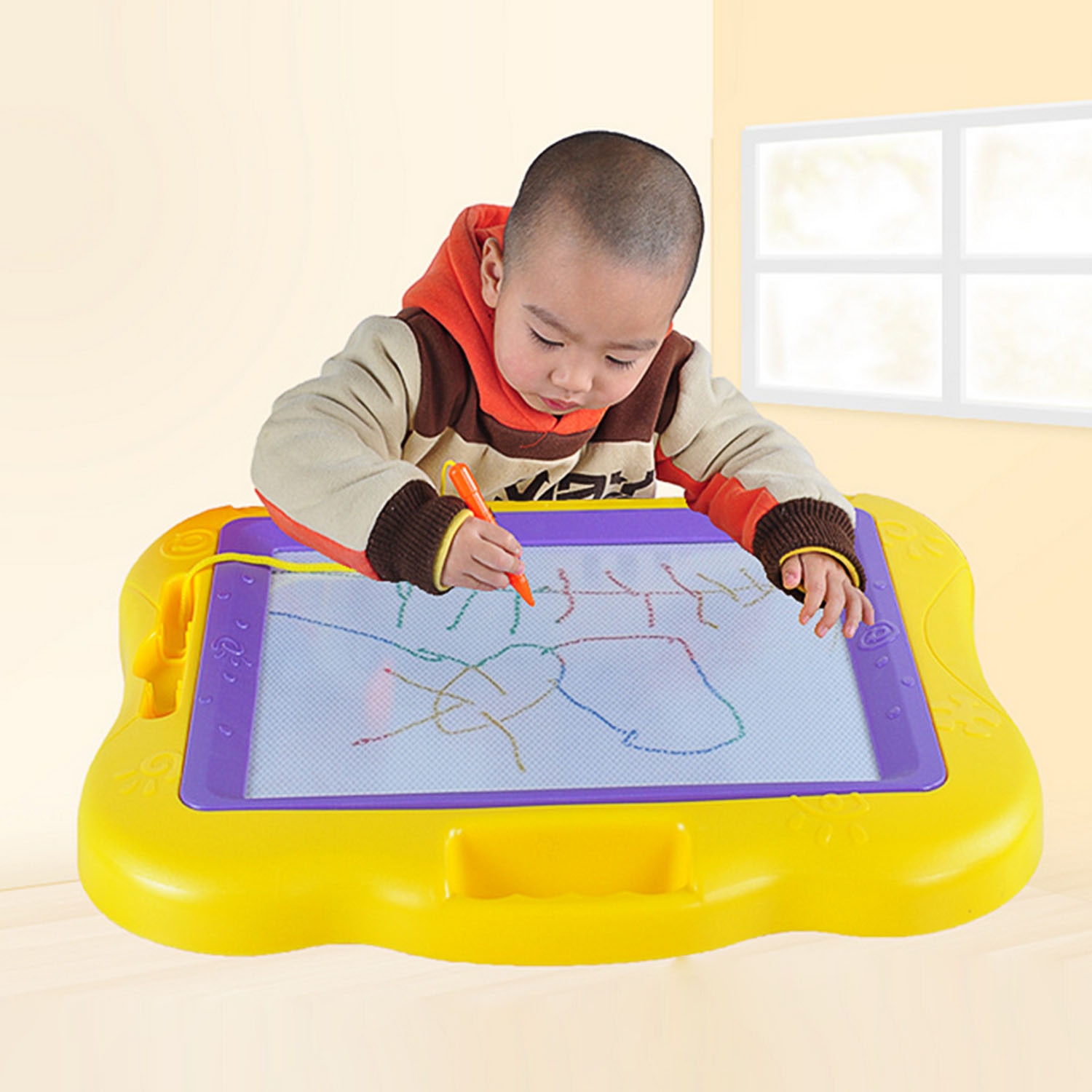 Kid Magnetische Tekentafel Uitwisbare Magnetische Schets Schrijven Tekentafel Educatief Speelgoed Voor Kinderen 44x34cm