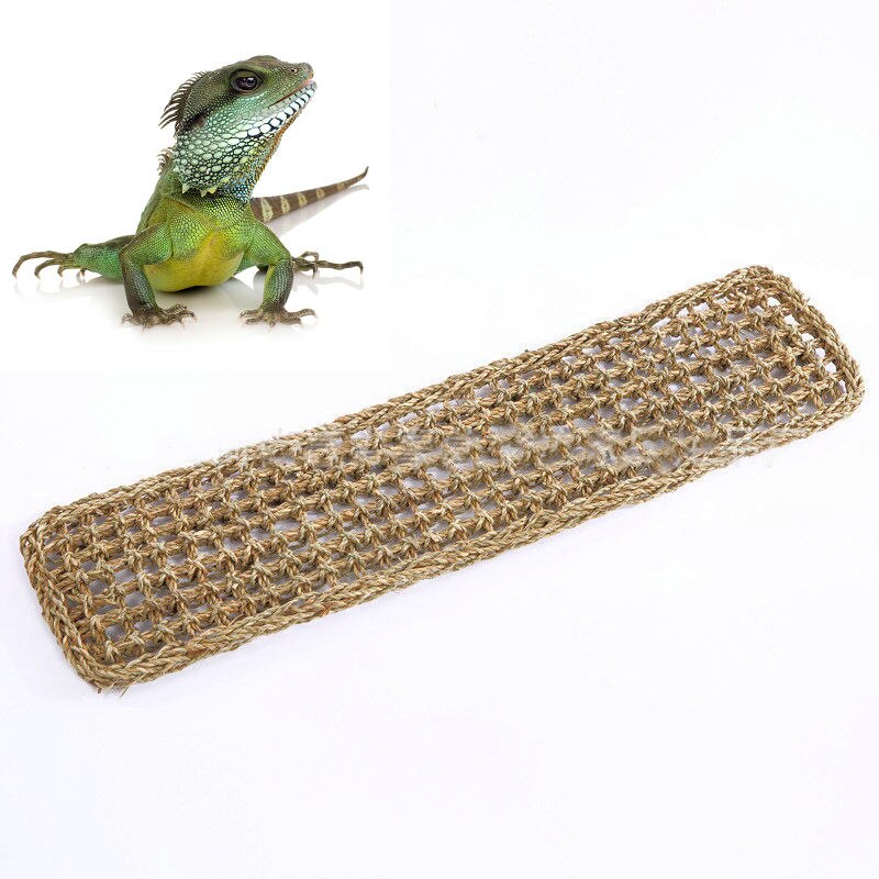 Reptil plattform hängmatta ödla solstol hängmattor geckos hängande nät tank dekor: A
