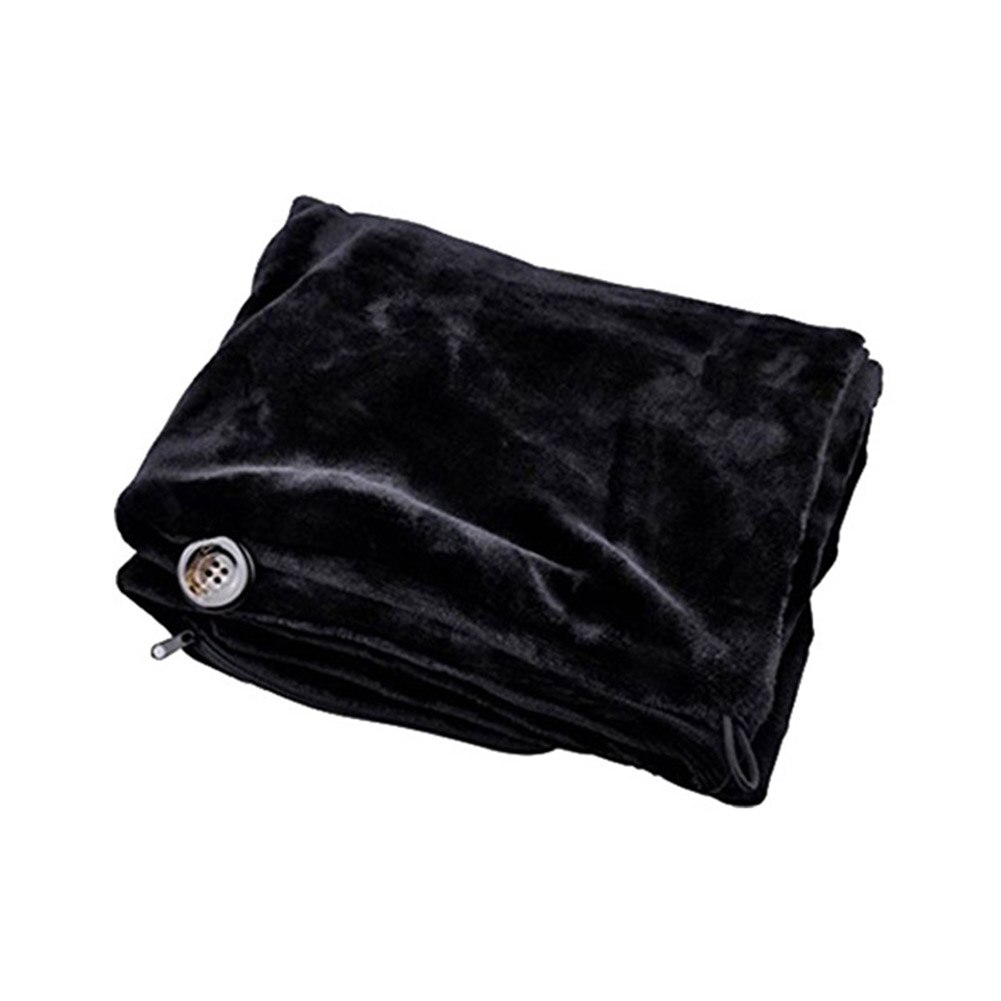 Usb Zachte Verwarmde Shawl Winter Elektrische Opwarming Nek Schouder Verwarming Deken Pad MDP66: black