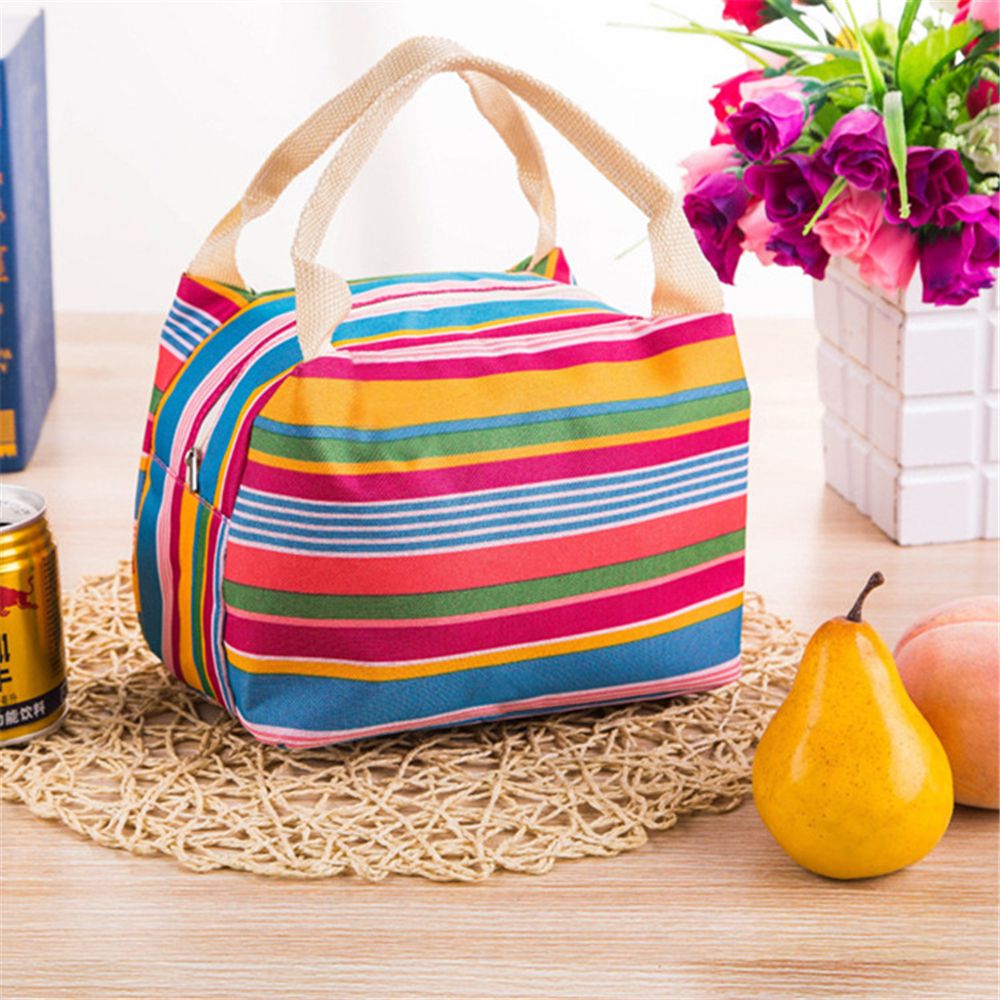 Iskybob 1Pc Draagbare Geïsoleerde Thermische Koeler Lunchbox Carry Tote Picknick Case Opbergtas: 3