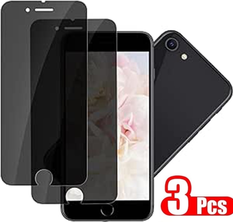 3 Stück Sichtschutz-Displayschutzfolie für iPhone 6 6S 7 8 Plus aus gehärtetem Glas
