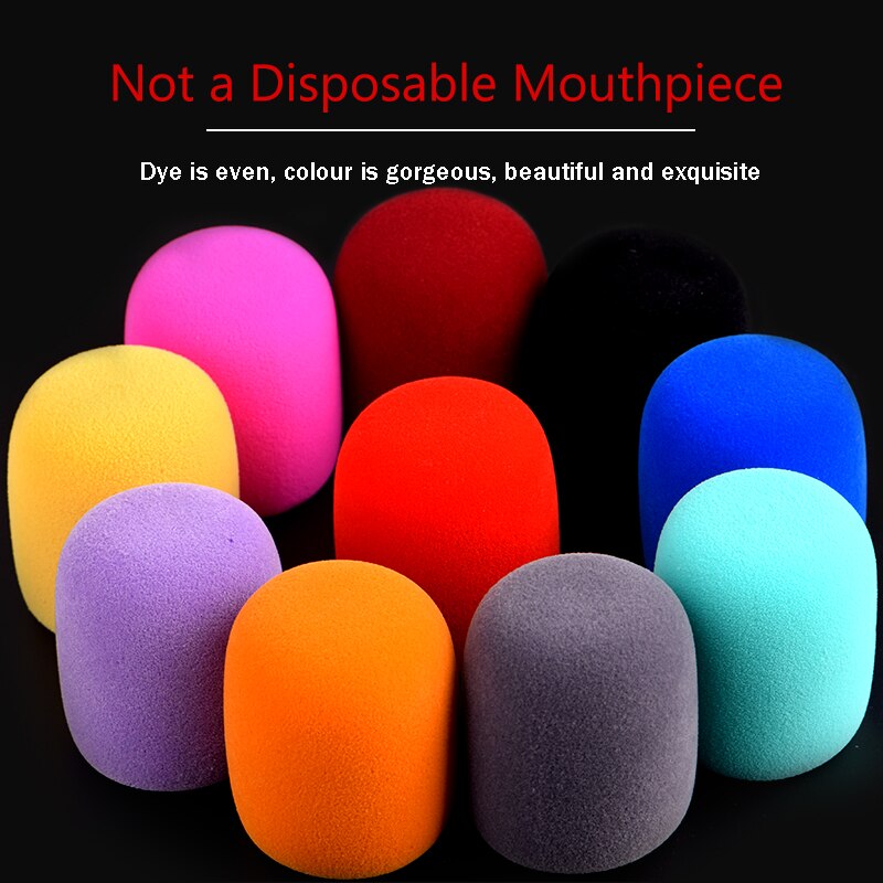 4pcs/lot Microphone Foam Thicken Mic Cover Sponge Studio WindScreen Protective Grill Shield Soft Mic Cap for KTV