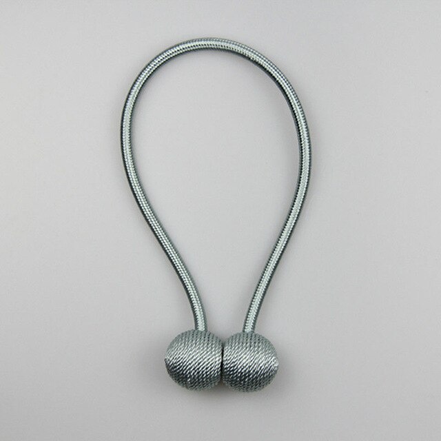 1Pc Pearl Magnetic Ball Curtain Tie Rope Backs Holdbacks Buckle Clips Accessory Rods Accessoires Hook Holder Home Decorations: 9