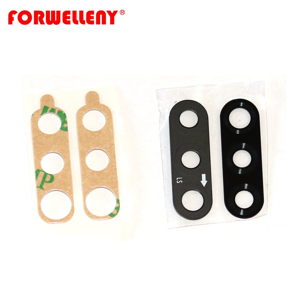 Voor Samsung Galaxy A20s Achter Back Camera Lens Reparatie Cover Glas Vervanging Onderdelen SM-A207F A207M