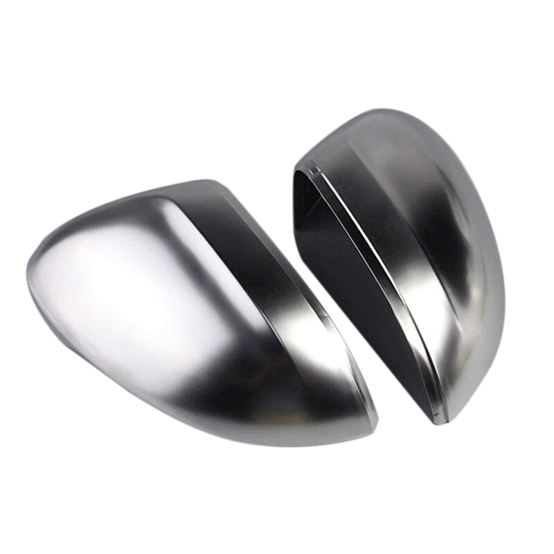 Matte Silver Car Rearview Mirror Covers Side Wing Mirror Caps for V-W Passat B8