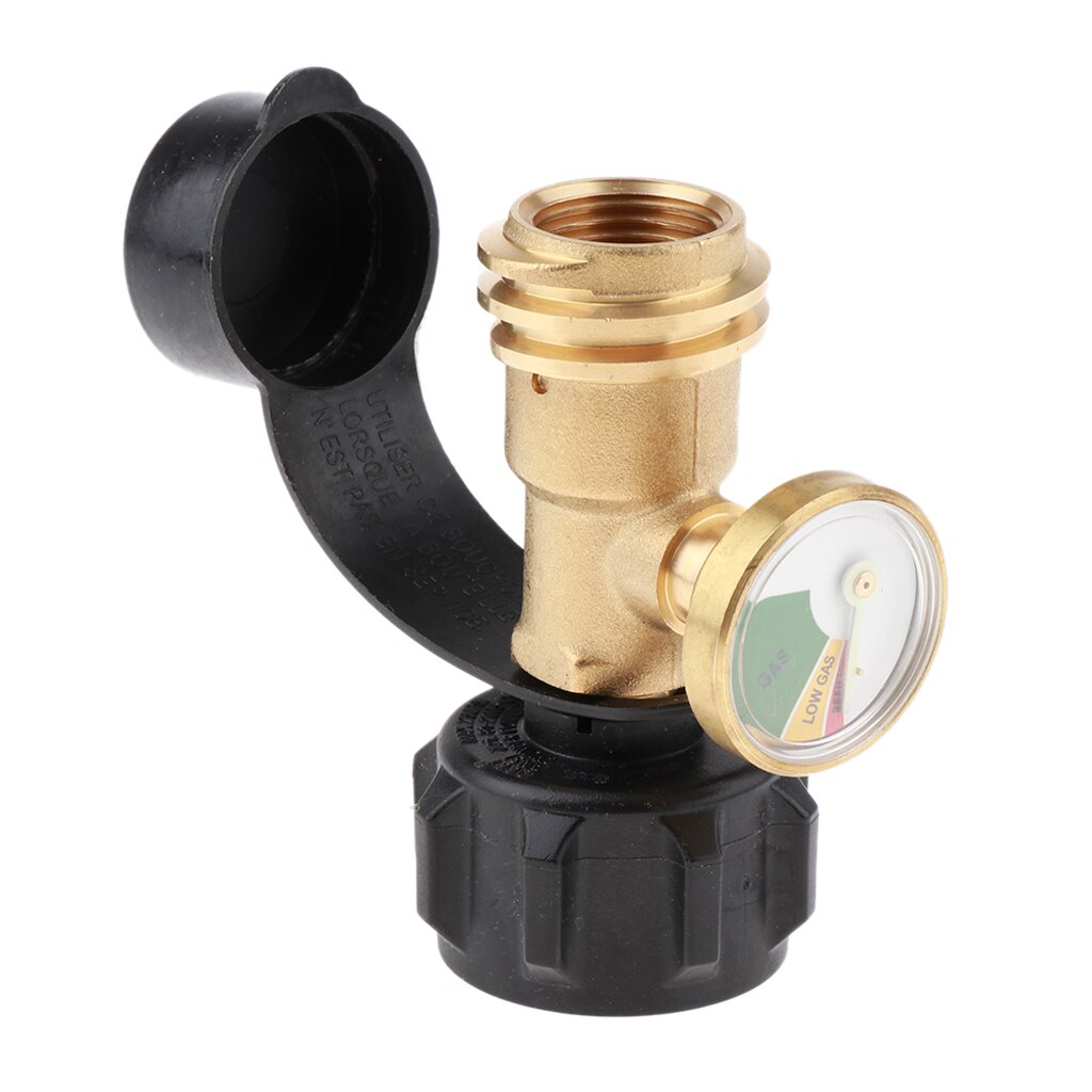 Propane Tank Gauge, Gas Pressure Gauge, Universal For Motorhomes, Cylinders, BBQ