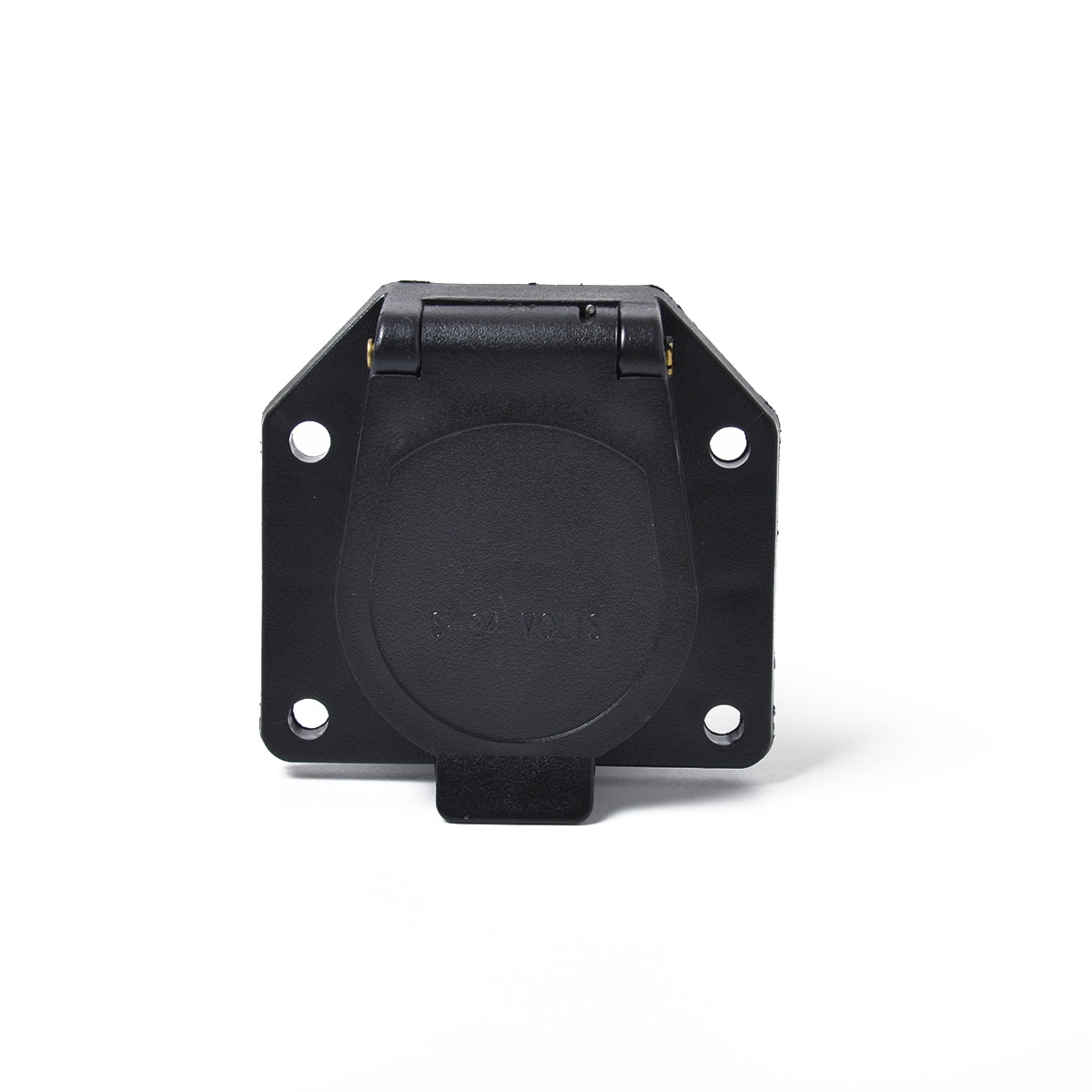 2pcs 7-Pin 12V RV Wiring Adapter Adapter Connector Plug Socket For Trailer RV Semitrailers Boat Caravans Car