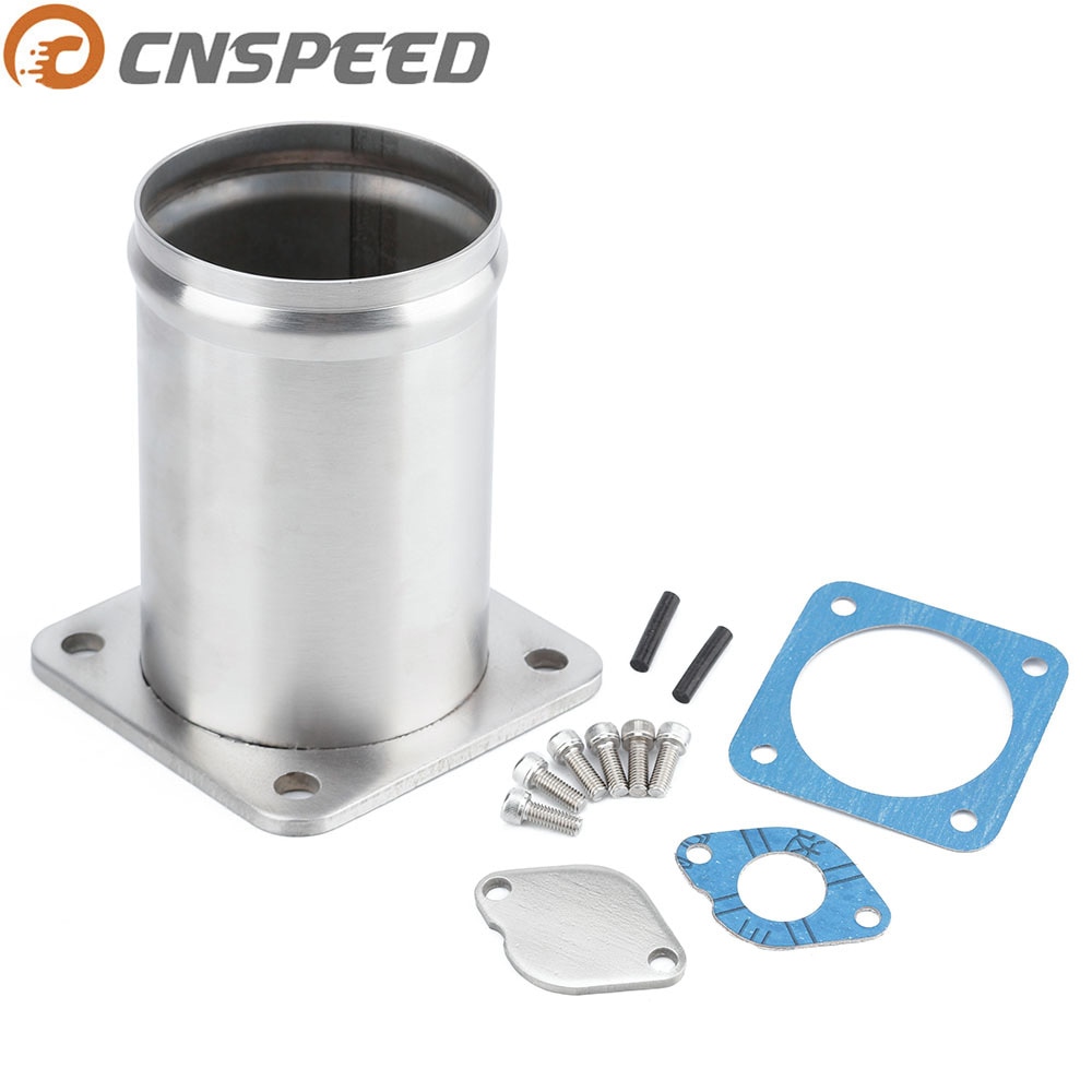 CNSPEED Car Valve blanking plate Removal Pipe kit For LAND ROVER DISCOVERY 2 & DEFENDER TD5 EGR ULTIMATE stainless steel