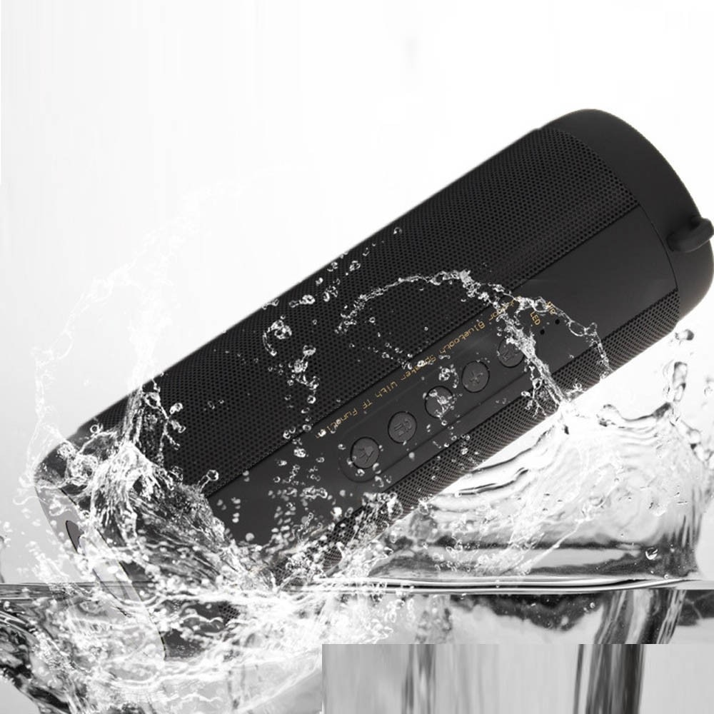 super-Portable Bluetooth Speaker Waterproof Outdoor Column Speaker Wireless Bluetooth Sound Box Flashlight Support Music Player