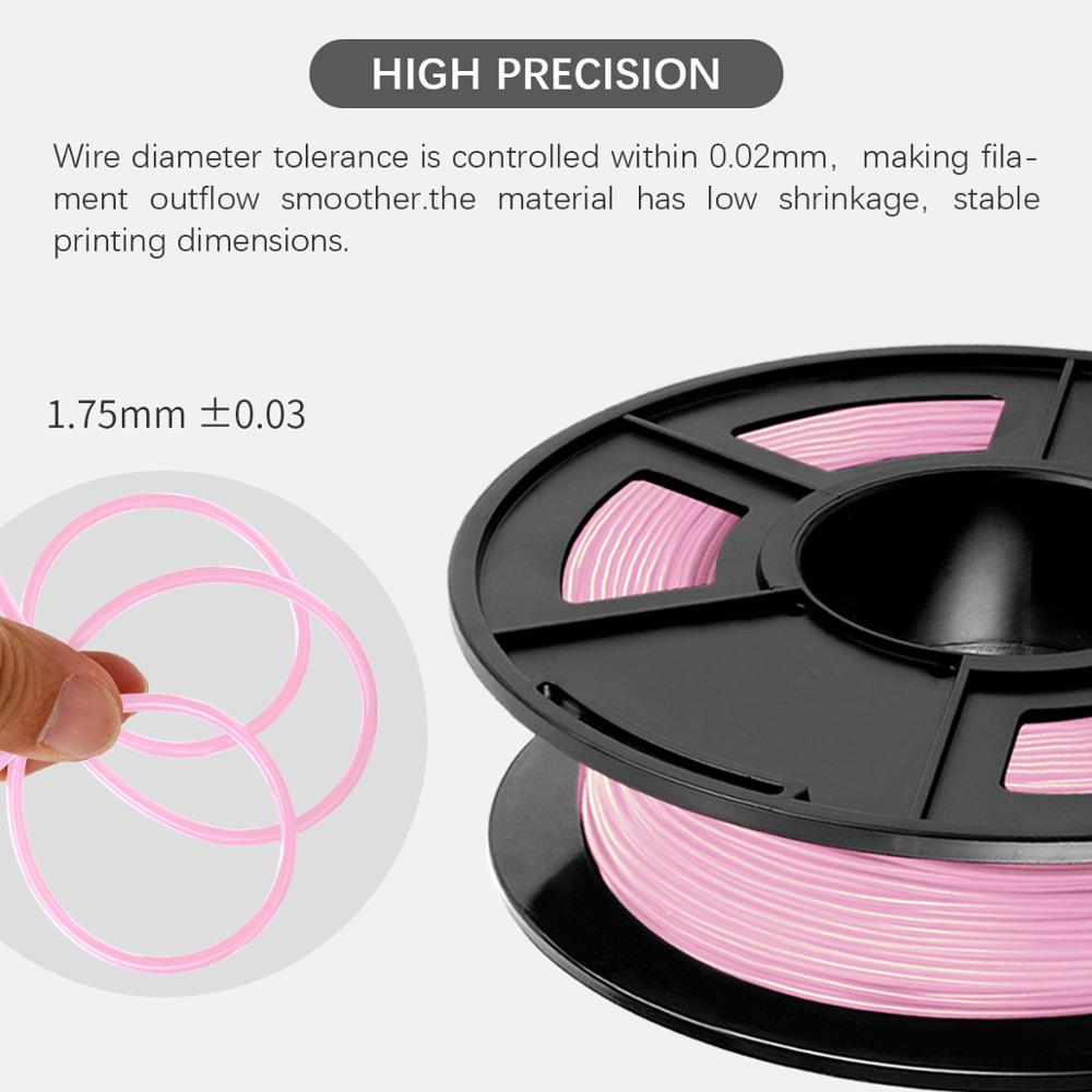 Tpu 3D Printing Filament Roll Roze Flexibele 1.75Mm 0.5Kg Filament Zachte Filamenten Kleurrijke Afdrukken Materiaal Voor Fdm 3D printer