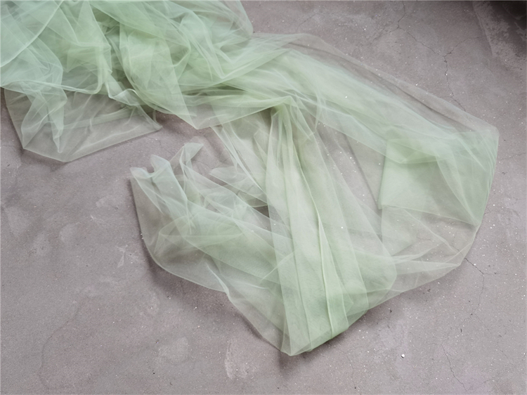 Stretch Mesh Tule Stof Groen En Blauw Diy Achtergrond Gordijn Sjaal Hoofdtooi Sluier Rokken Trouwjurk Stof: S / Rood