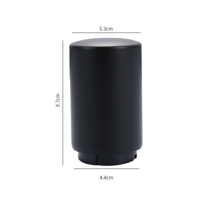 Konco Magnetic Automatic Beer Bottle Opener Stainless Steel Magnet Jar Opener Kitchen Bar Accessoris Wine Can Openers: Black