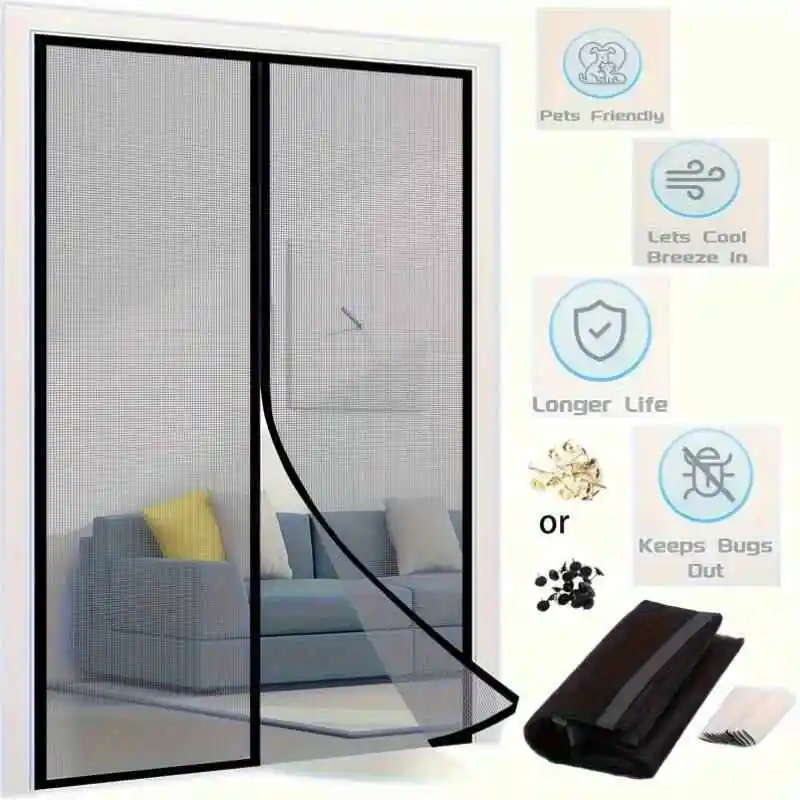 Magnetische Anti Muggen Gordijnen Automatische Sluitende Scherm Deur Raam Netto Insect Proof anti muggen deur klamboe cortinas
