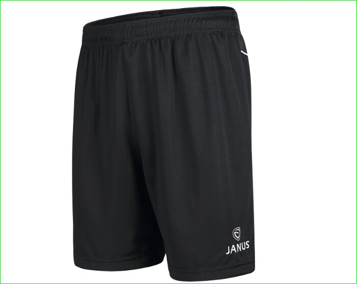 Men Soccer Training Shorts Sweat-absorption Mesh Football Shorts Adult Good: Black / M