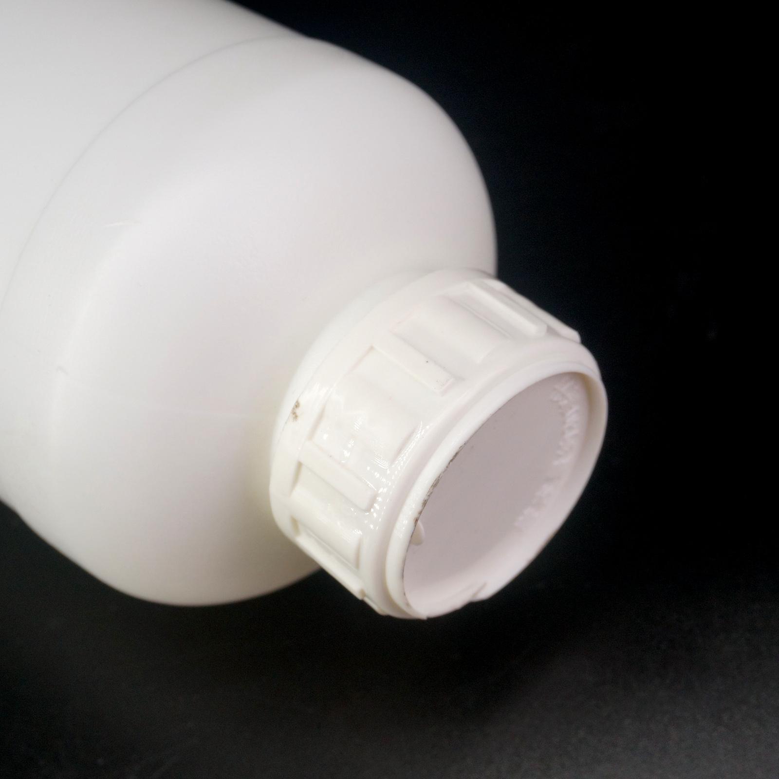 1000ml Fluorinated HDPE Bottle Chemical Resistance Lab Science