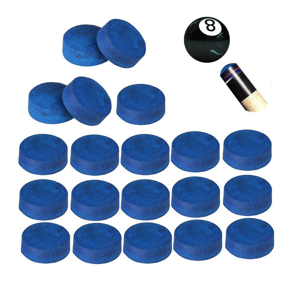 50 Stks/partij 9/10/11/12/13Mm Blauw Biljart Biljartkeu Tips Hardheid In M biljart Snooker Keu Tip Biljartkeu Accessoires: 12mm