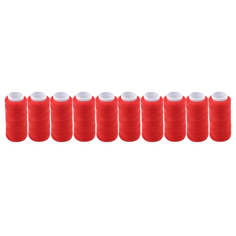 10Colors Sewing Skeins Cross Stitch Embroidery Thread Floss Kit Diy Sewing Tools Sewing Machine Thread: Scarlet