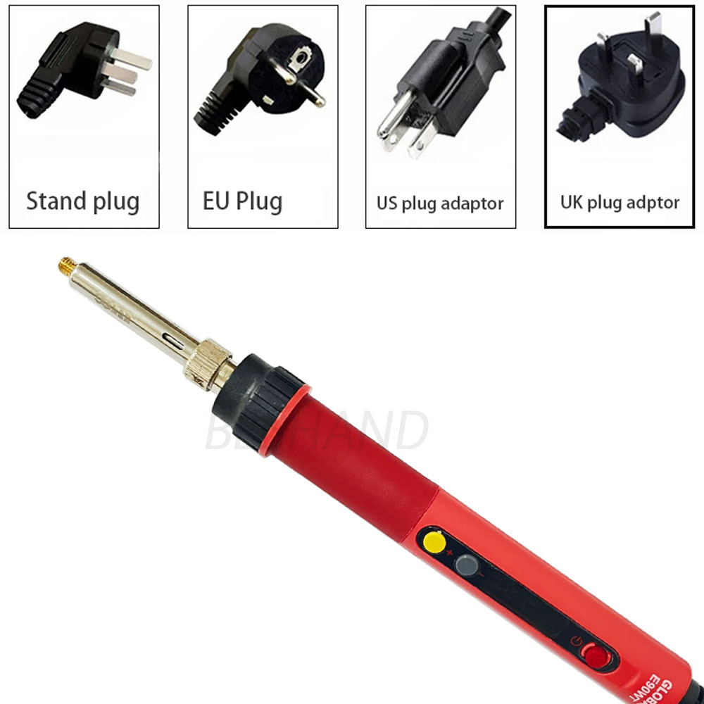 Soldeerbout Kleine Houvast Foliedruk Machine Digitale Display 80-500 Graden Lederen Ambachtelijke Ijzer Voor Embossing Branding