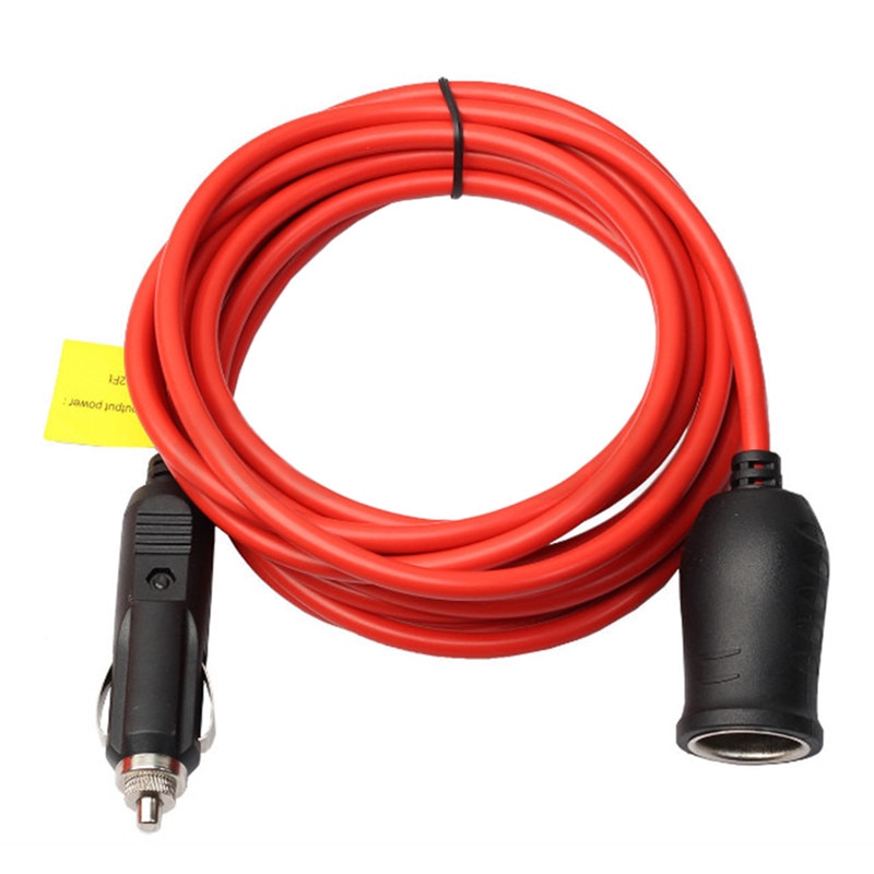 Verlengkabel snoer draad auto sigarettenaansteker stopcontact 1pc 12v/24v 3.5m koper