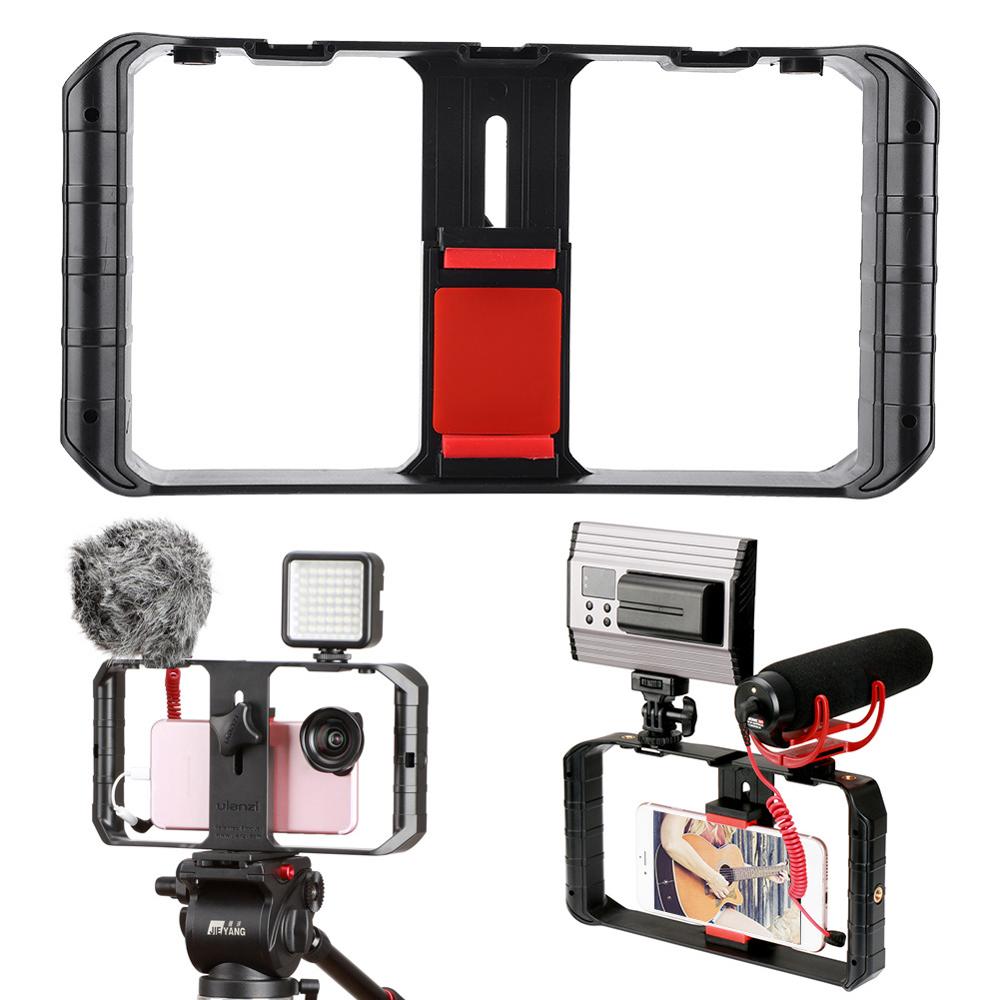 Ulanzi U-Rig Pro Smartphone Video Rig 3 Shoe Mounts Filmmaken Case Stabilizer Frame Stand Telefoon Beugel Voor iphone Andriod