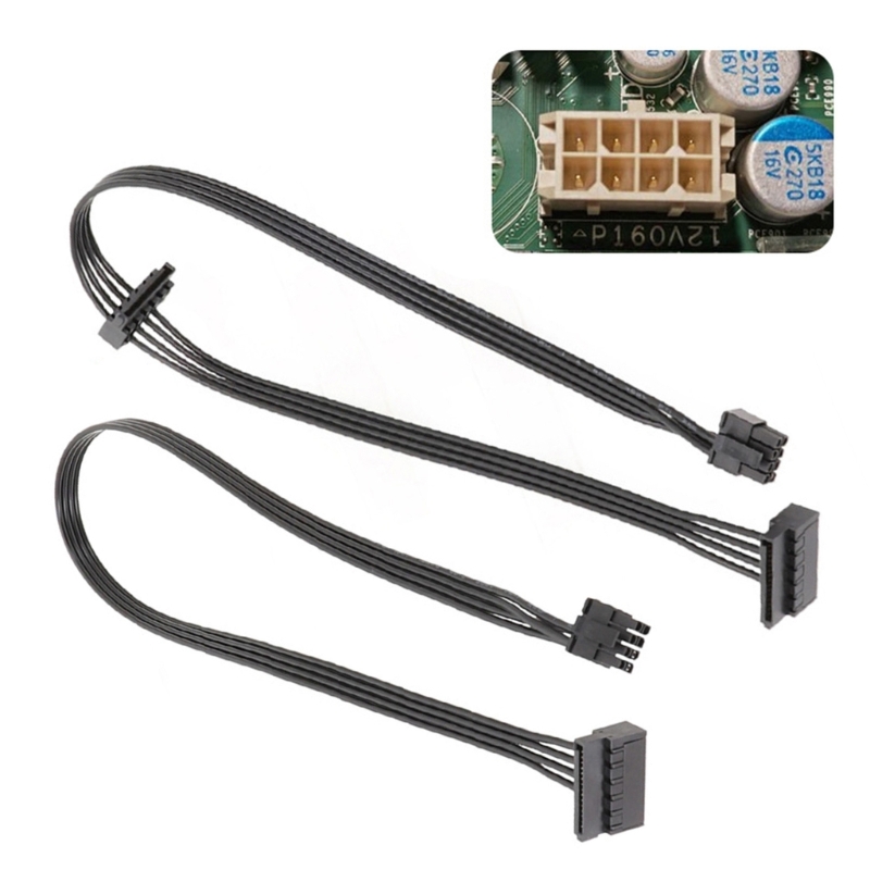 Liten 8- pins till sata-strömkabel moderkort ssd hårddisk strömkabel modulär kabel för  b515 b520 w515 pc