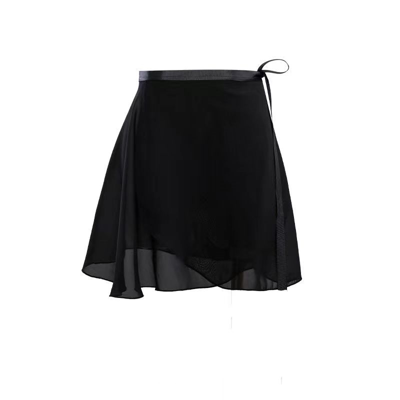 Adulte mousseline de soie ballet tutu danse jupe femmes filles gymnastique jupe portefeuille formation ballet jupes falskirts ballet ballet danse fa