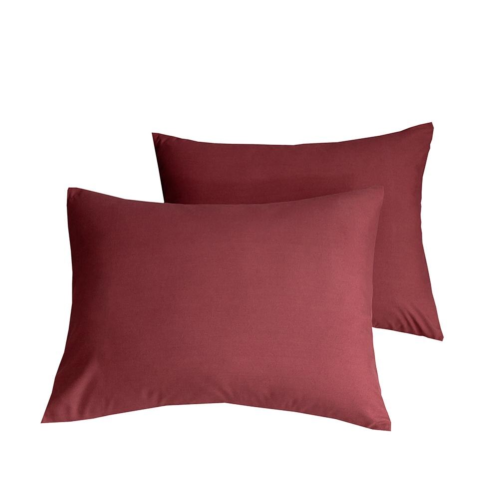 Bonenjoy 1 pc sängkläder utan örngott överlakan för sängen fast vinröd färg queen size lakan set king size