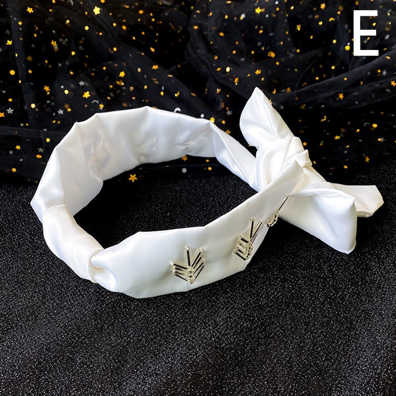 Vrouwen Korte Tule Bruidssluier Bruiloft Sluier Met Clip Boog-knoop Lint Rand Voor Bruid Bloem Meisje Wedding Party fotografie (Wit): E