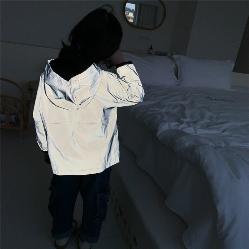 Children's Reflective Coats Autumn Spring Sports Jacket for Boys Breathable Girls Costumes Infantil Party Clothes