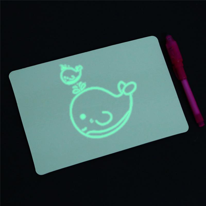 Magische Tekening Speelgoed Light Writing Pad Kids Kind Tekenen Schilderen Board Educatief Fun Tekening Speelgoed