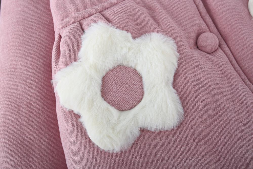 Baby Mäntel für Mädchen Winter Warme Jacken Nette Mädchen Baumwolle Gefütterte Mantel Dicke freundlicher Oberbekleidung Neugeborene Kleidung Kleinkind Mäntel