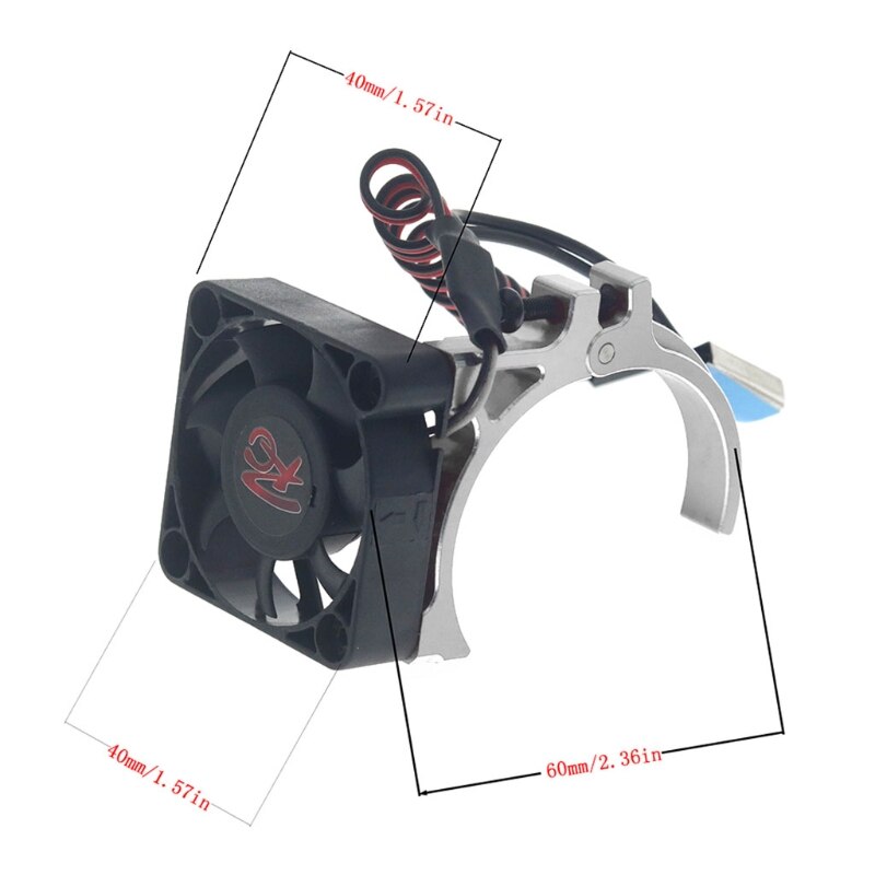 Multifunción soporte lateral vertical Motor Tornado disipador de calor 42mm ventilador de refrigeración radiador piezas de repuesto para 4274 4268 1515 1512 motores